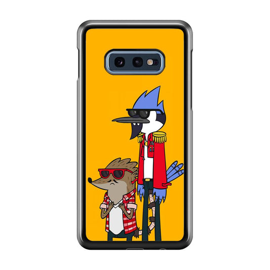 Regular Show Rigby and Mordecai Samsung Galaxy S10E Case-Plastic / Full Wrap (3D Case)-Xtracase