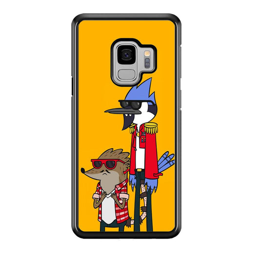 Regular Show Rigby and Mordecai Samsung Galaxy S9 Case-Plastic / Full Wrap (3D Case)-Xtracase