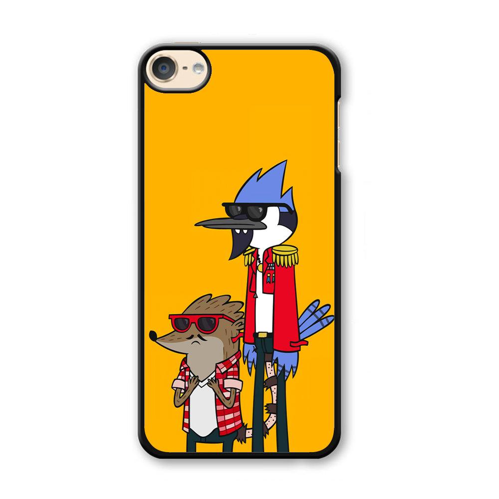 Regular Show Rigby and Mordecai iPod Touch 6 Case-Plastic / Full Wrap (3D Case)-Xtracase