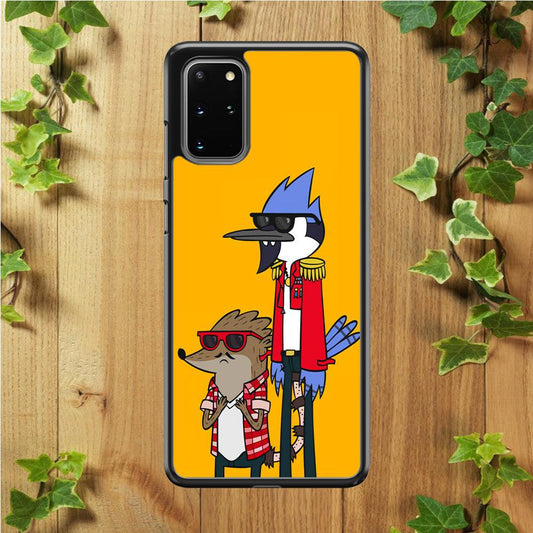 Regular Show Rigby and Mordecai Samsung Galaxy S20 Plus Case-Plastic / Full Wrap (3D Case)-Xtracase