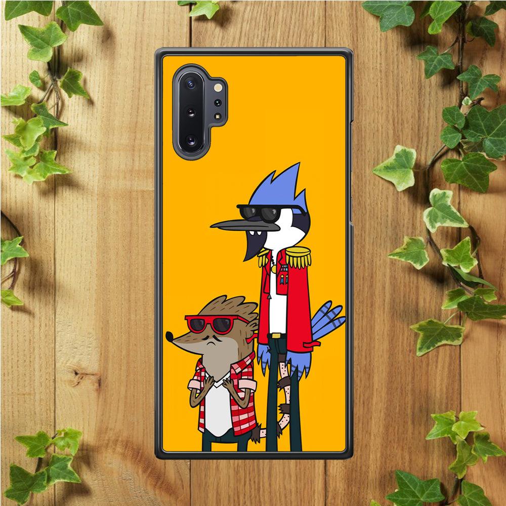 Regular Show Rigby and Mordecai Samsung Galaxy Note 10 Plus Case-Plastic / Full Wrap (3D Case)-Xtracase
