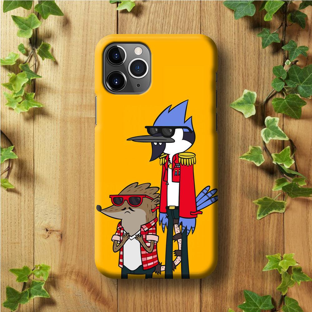 Regular Show Rigby and Mordecai iPhone 11 Pro Case-Plastic / Full Wrap (3D Case)-Xtracase