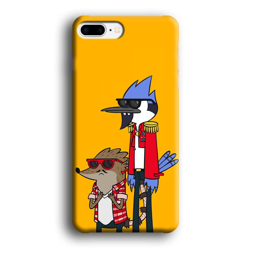 Regular Show Rigby and Mordecai iPhone 7 Plus Case-Plastic / Full Wrap (3D Case)-Xtracase