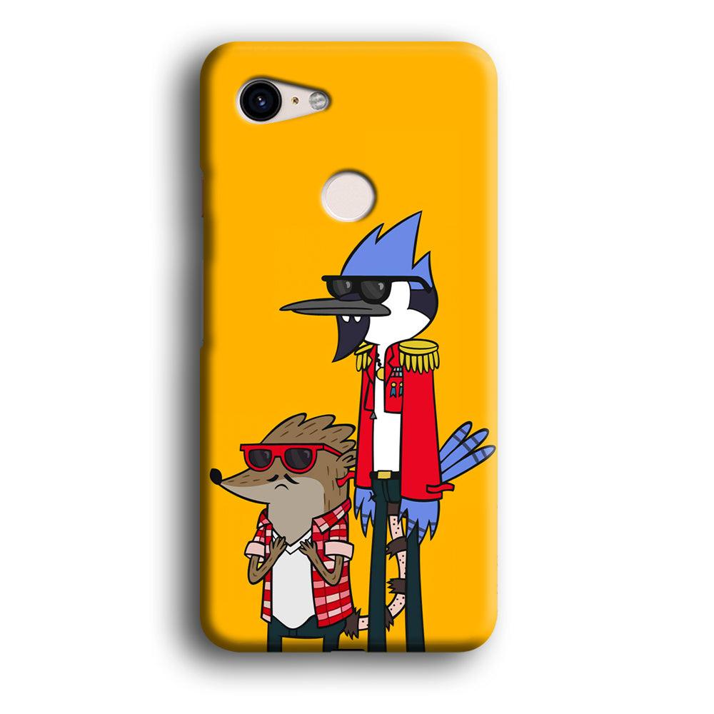Regular Show Rigby and Mordecai Google Pixel 3 XL 3D Case-Xtracase