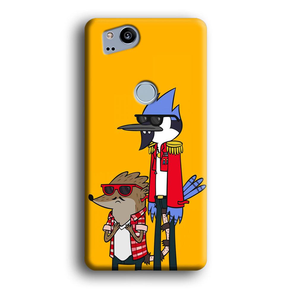 Regular Show Rigby and Mordecai Google Pixel 2 3D Case-Xtracase