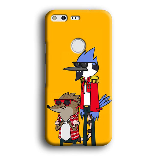 Regular Show Rigby and Mordecai Google Pixel XL 3D Case-Xtracase
