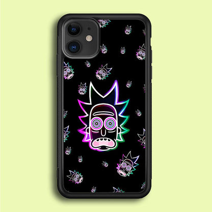 Rick Face Neon iPhone 12 Case-Xtracase