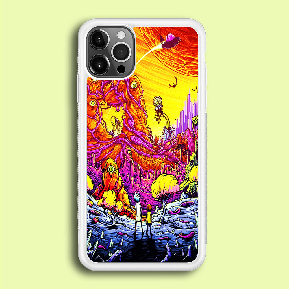 Rick and Morty Alien Planet iPhone 12 Pro Case
