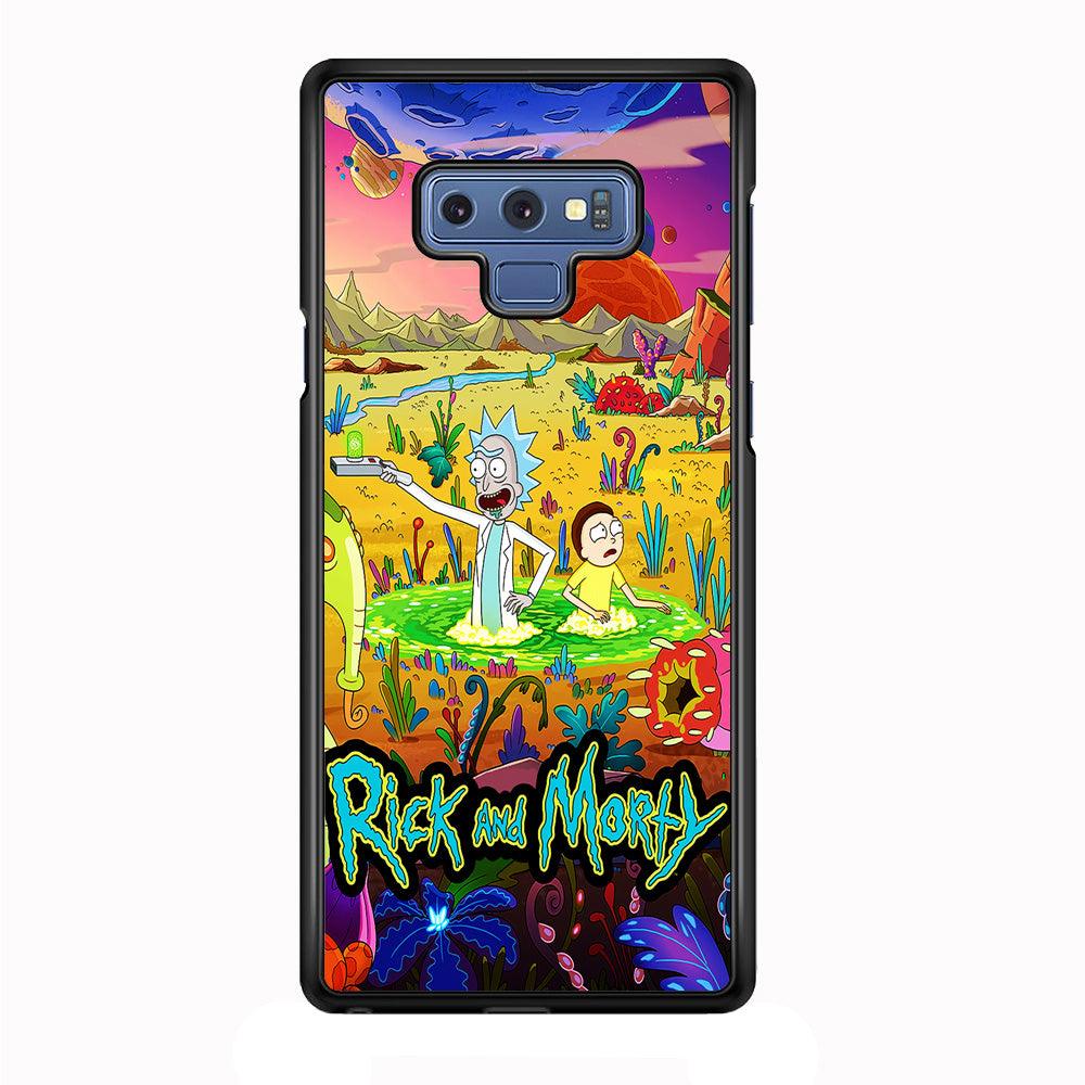 Rick and Morty Art Poster Samsung Galaxy Note 9 Case-Plastic / Full Wrap (3D Case)-Xtracase