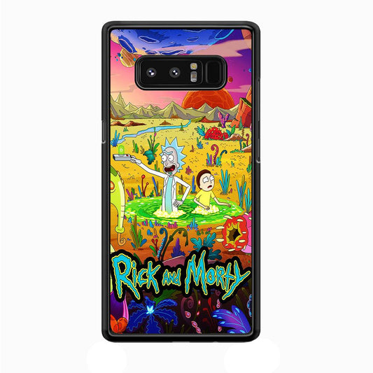 Rick and Morty Art Poster Samsung Galaxy Note 8 Case-Plastic / Full Wrap (3D Case)-Xtracase