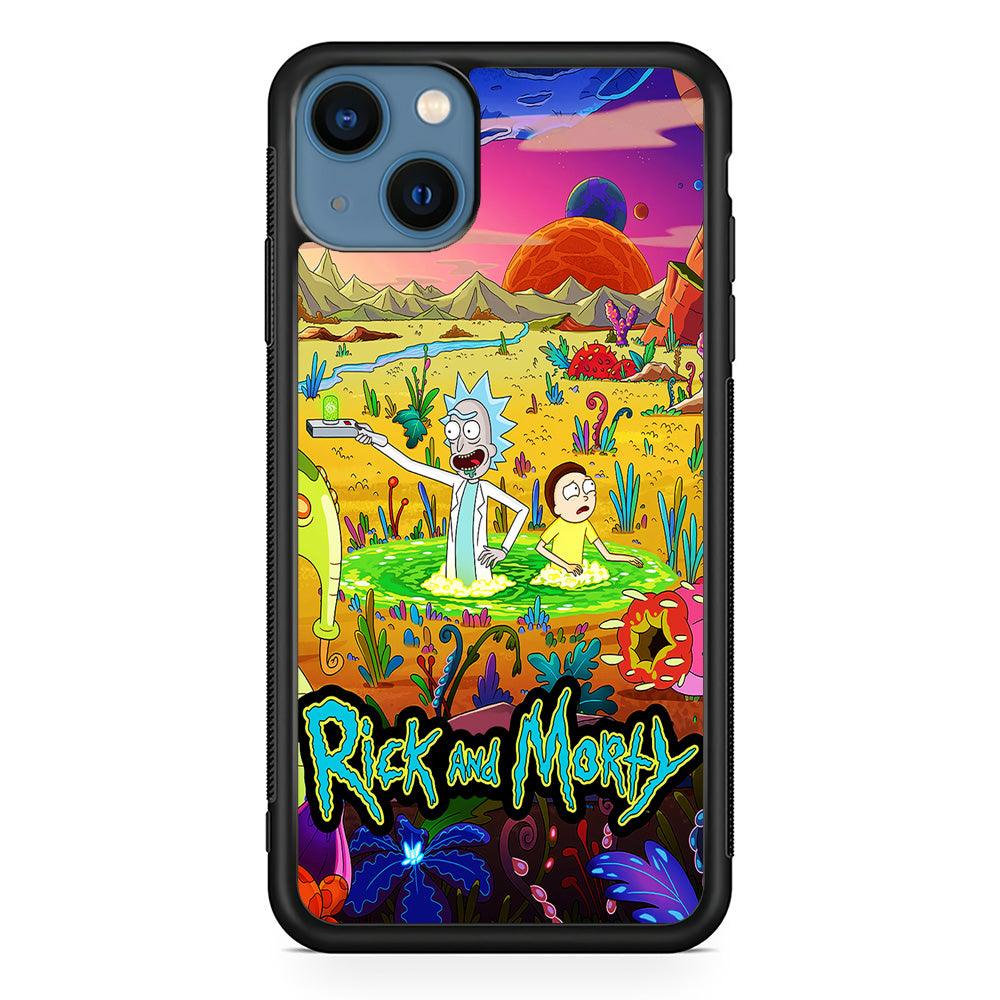 Rick and Morty Art Poster iPhone 13 Mini Case-Xtracase