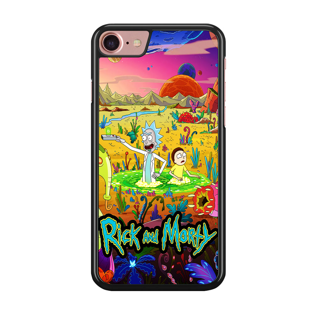 Rick and Morty Art Poster iPhone SE 2020 Case