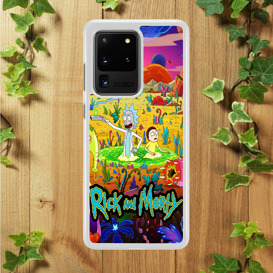 Rick and Morty Art Poster Samsung Galaxy S20 Ultra Case