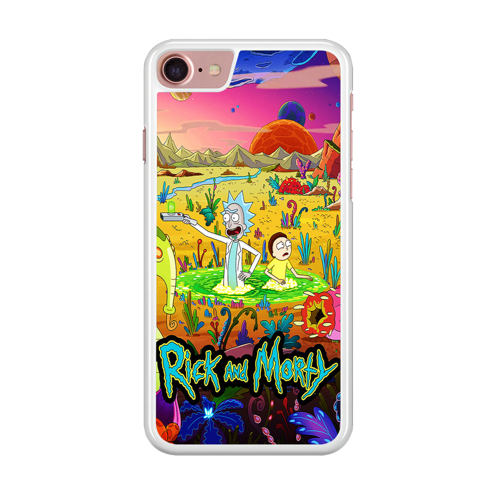 Rick and Morty Art Poster iPhone SE 2020 Case