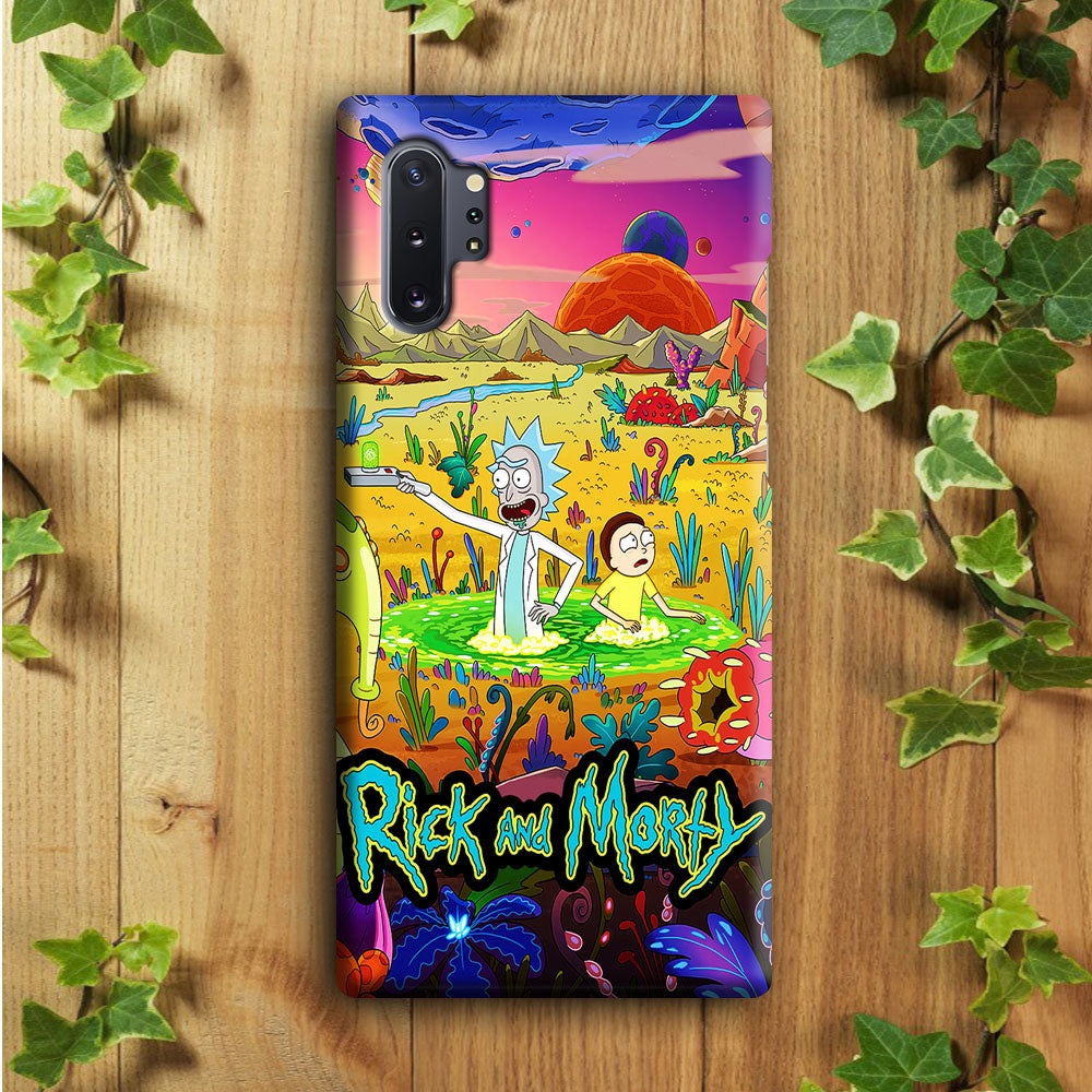 Rick and Morty Art Poster Samsung Galaxy Note 10 Plus Case