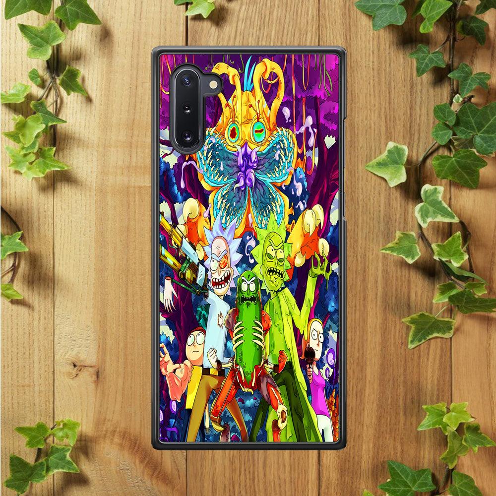 Rick and Morty Monster Samsung Galaxy Note 10 Case-Plastic / Full Wrap (3D Case)-Xtracase