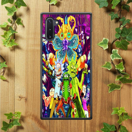 Rick and Morty Monster Samsung Galaxy Note 10 Case-Plastic / Full Wrap (3D Case)-Xtracase
