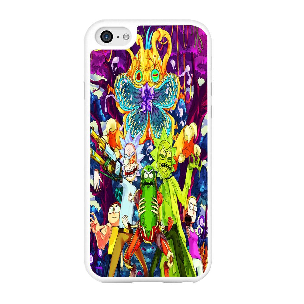 Rick and Morty Monster iPhone 6 | 6s Case-Rubber / White (2D Case)-Xtracase