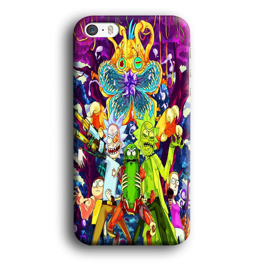 Rick and Morty Monster iPhone 5 | 5s Case-Plastic / Full Wrap (3D Case)-Xtracase