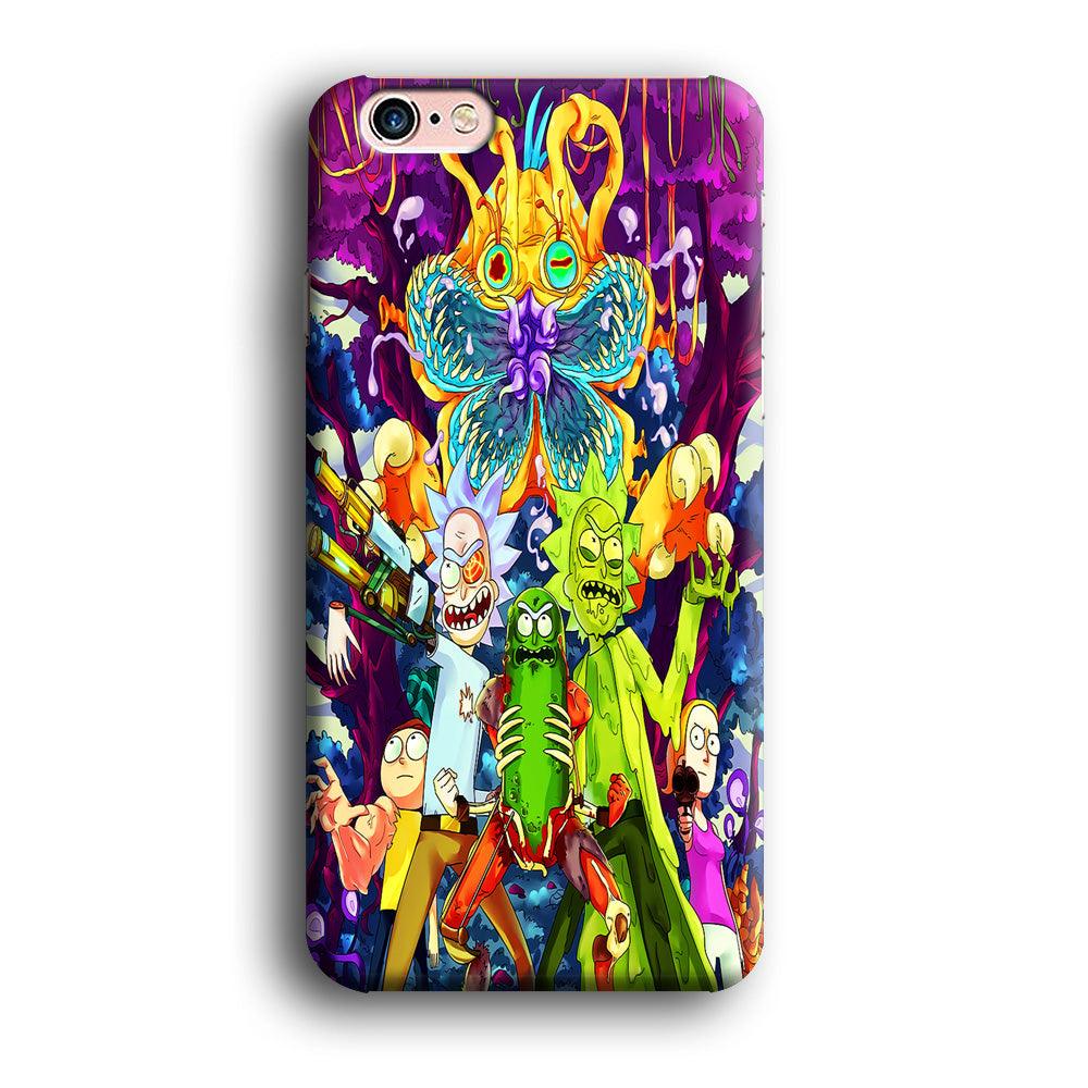 Rick and Morty Monster iPhone 6 | 6s Case-Plastic / Full Wrap (3D Case)-Xtracase