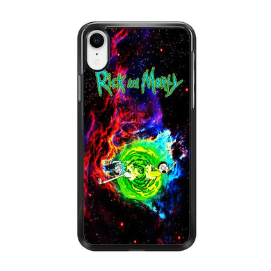 Rick and Morty Portal Galaxy iPhone XR Case