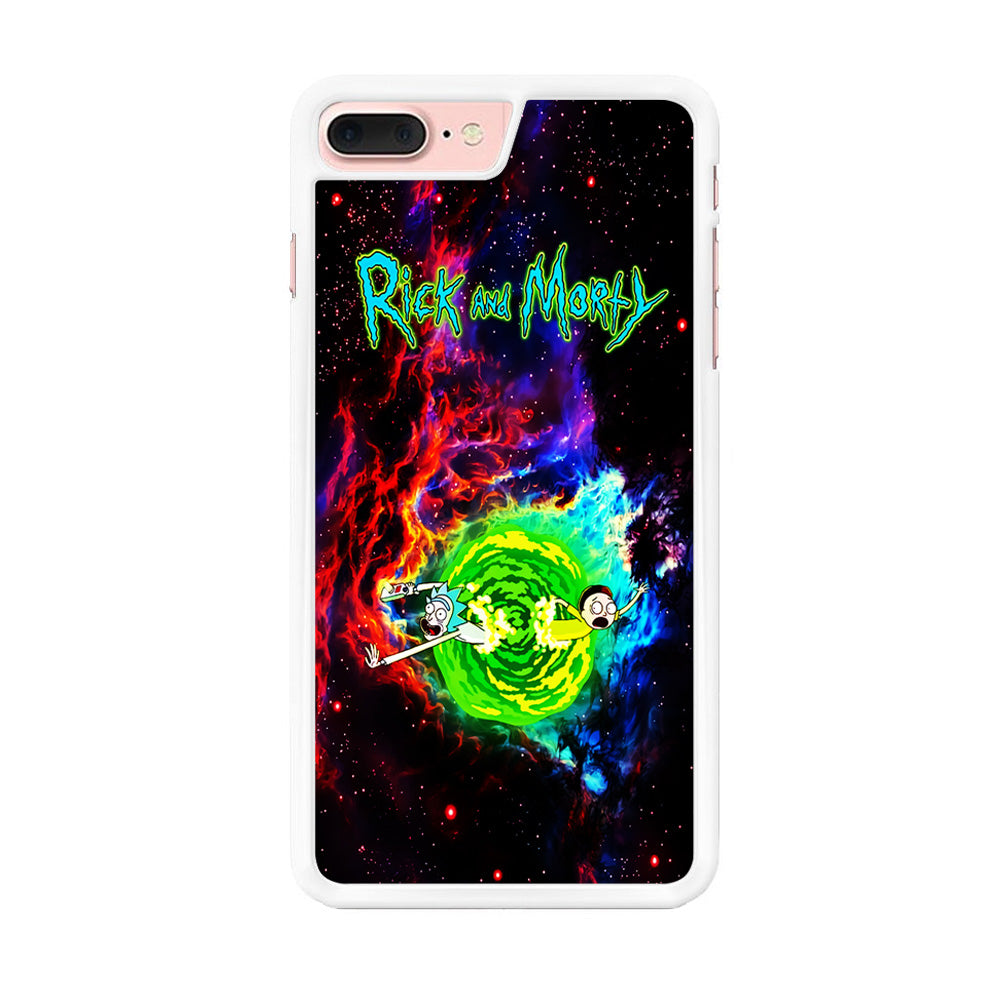 Rick and Morty Portal Galaxy iPhone 8 Plus Case