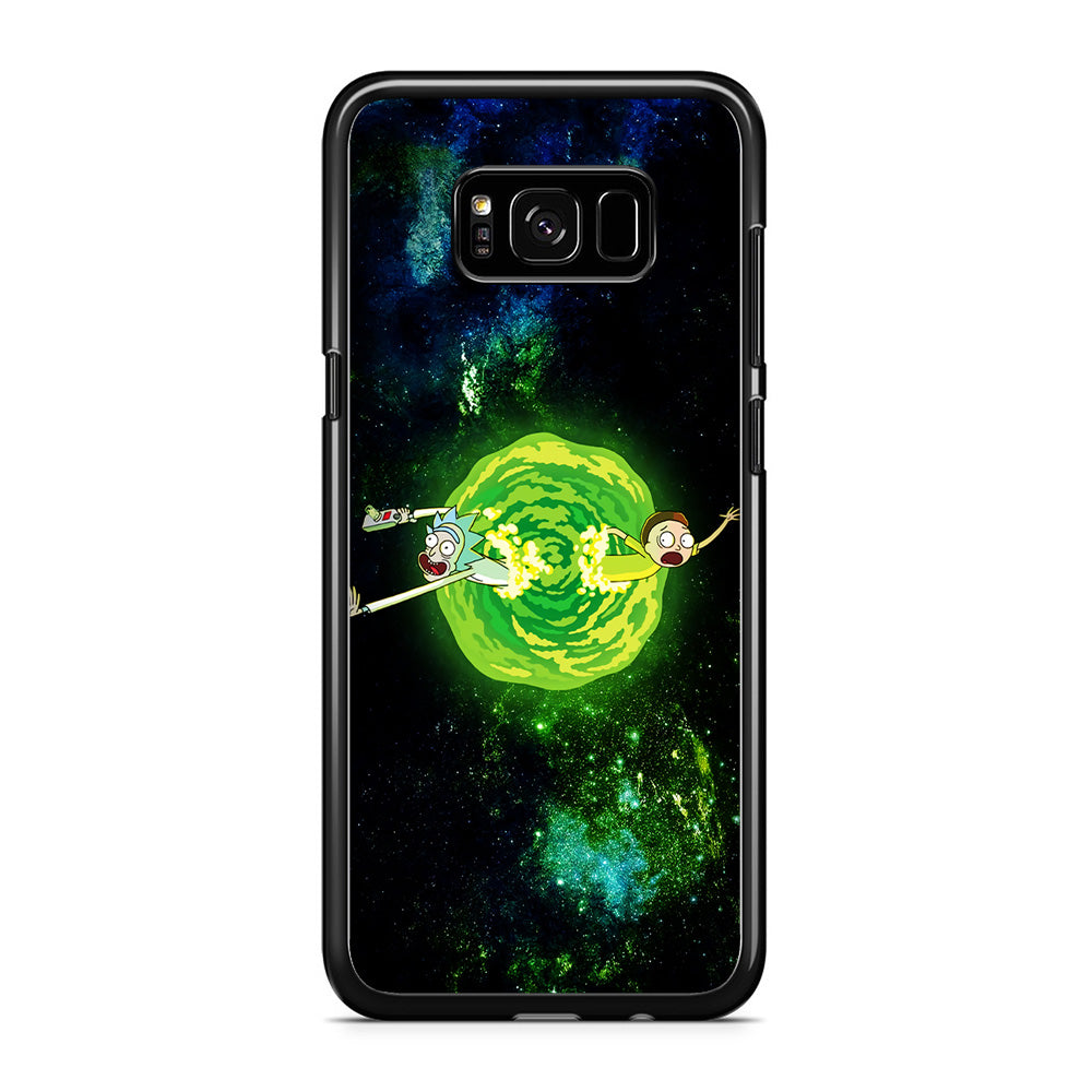 Rick and Morty Portal Spiral Samsung Galaxy S8 Plus Case