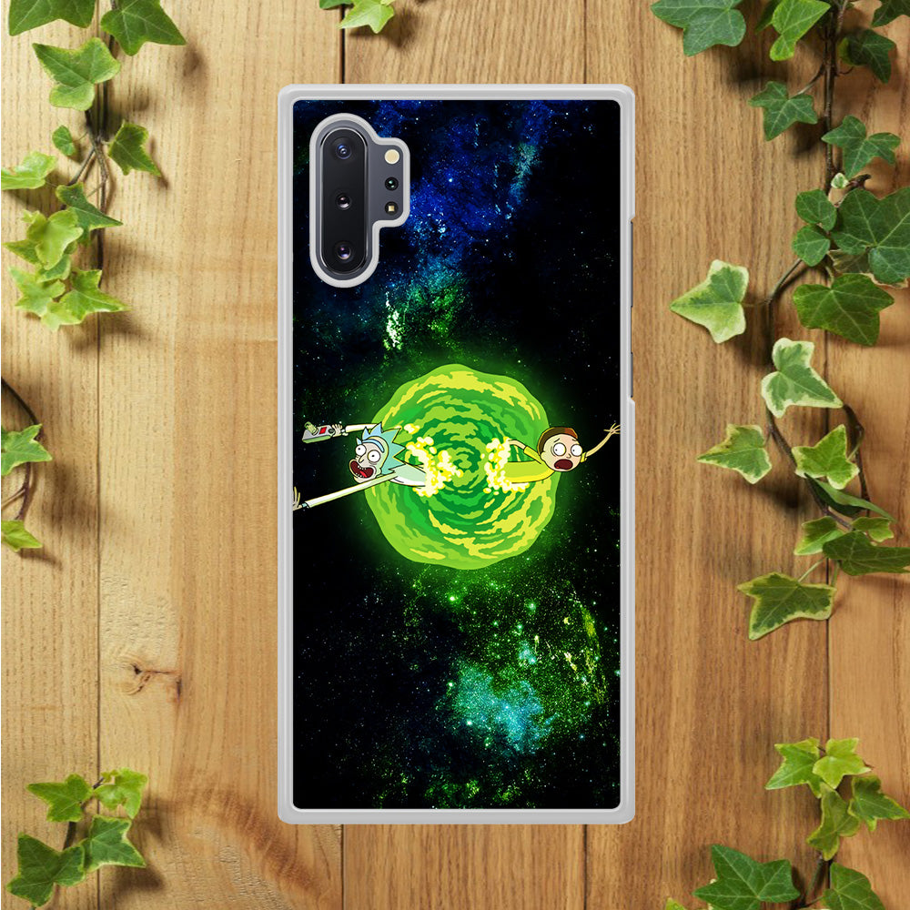 Rick and Morty Portal Spiral Samsung Galaxy Note 10 Plus Case