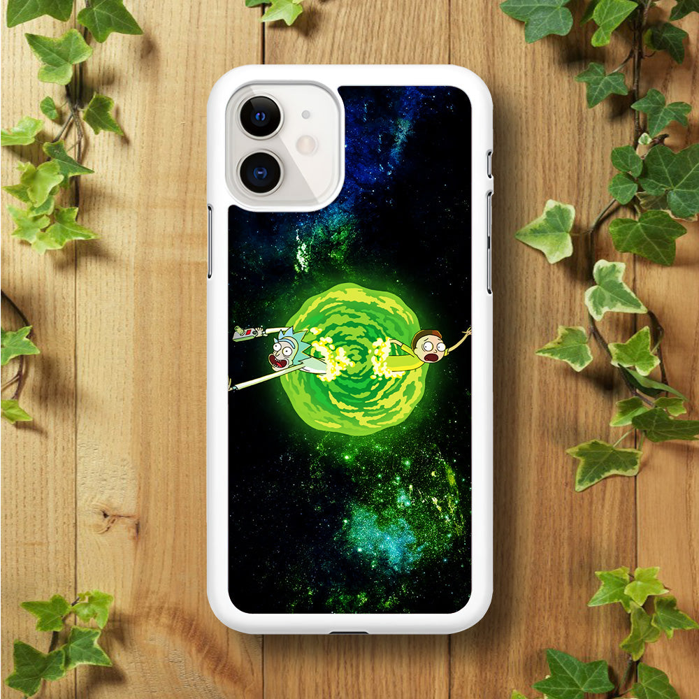 Rick and Morty Portal Spiral iPhone 11 Case