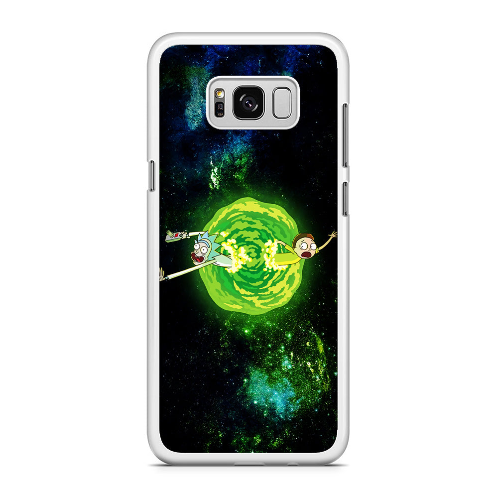 Rick and Morty Portal Spiral Samsung Galaxy S8 Plus Case