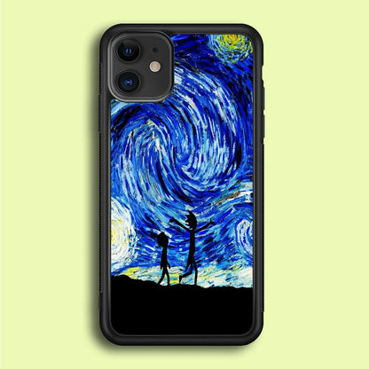 Rick and Morty Starry Night iPhone 12 Case-Xtracase