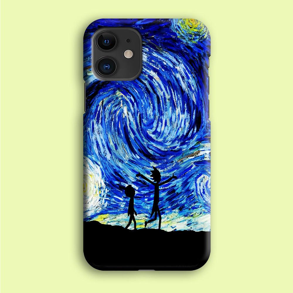 Rick and Morty Starry Night iPhone 12 Case-Xtracase