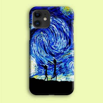 Rick and Morty Starry Night iPhone 12 Case-Xtracase
