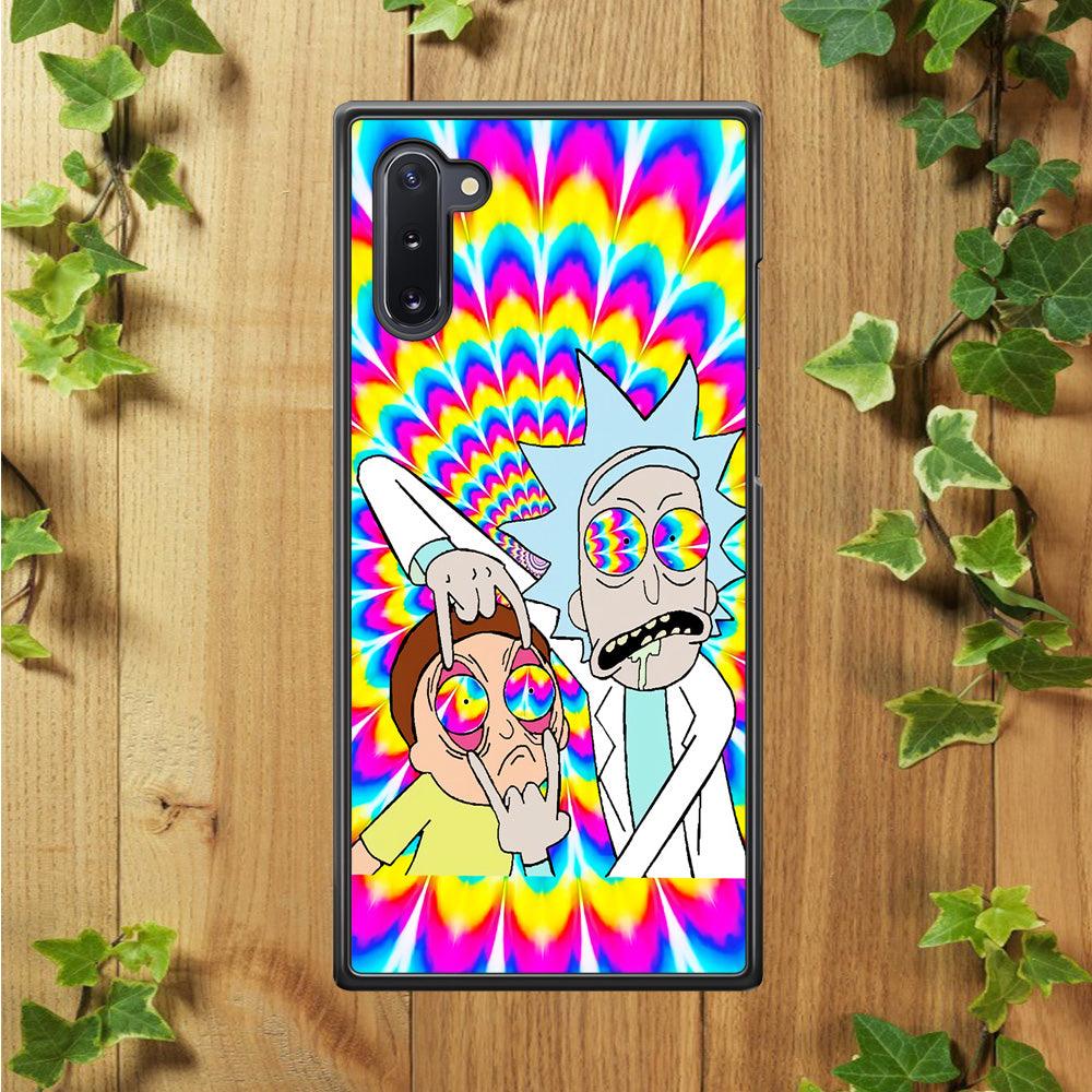 Rick and Morty Trippy Samsung Galaxy Note 10 Case-Plastic / Full Wrap (3D Case)-Xtracase