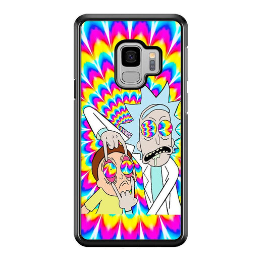 Rick and Morty Trippy Samsung Galaxy S9 Case-Plastic / Full Wrap (3D Case)-Xtracase