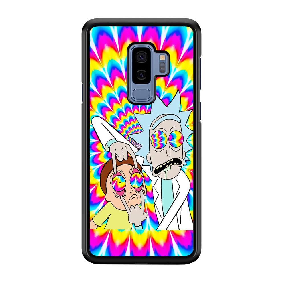 Rick and Morty Tripy Samsung Galaxy S9 Plus Case-Plastic / Full Wrap (3D Case)-Xtracase