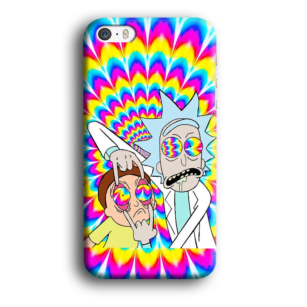 Rick and Morty Trippy iPhone 5 | 5s Case-Plastic / Full Wrap (3D Case)-Xtracase