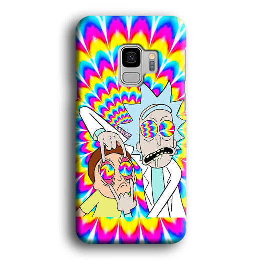 Rick and Morty Trippy Samsung Galaxy S9 Case