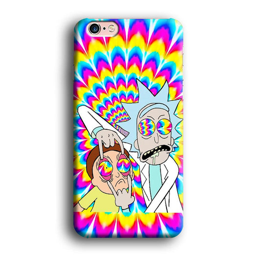Rick and Morty Trippy iPhone 6 | 6s Case-Plastic / Full Wrap (3D Case)-Xtracase
