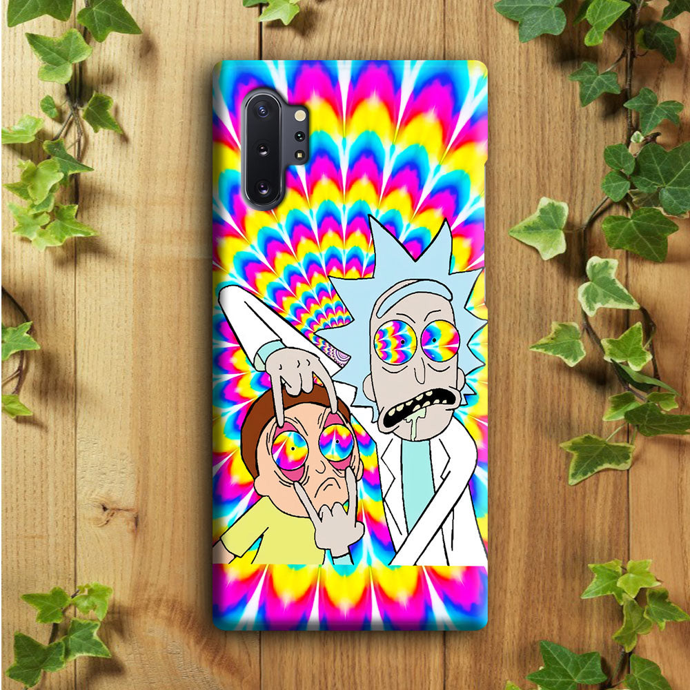 Rick and Morty Trippy Samsung Galaxy Note 10 Plus Case