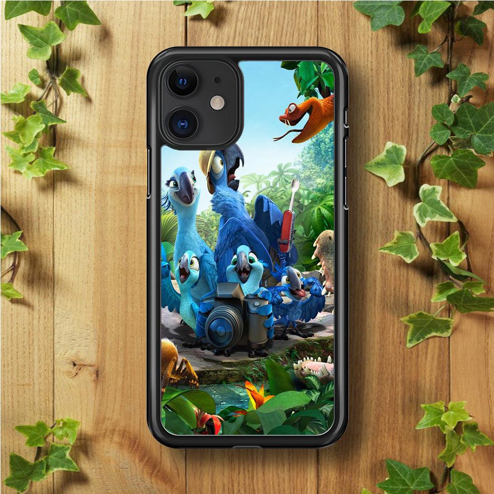 Rio Tour in The Forest iPhone 11 Case-Rubber / Black (2D Case)-Xtracase