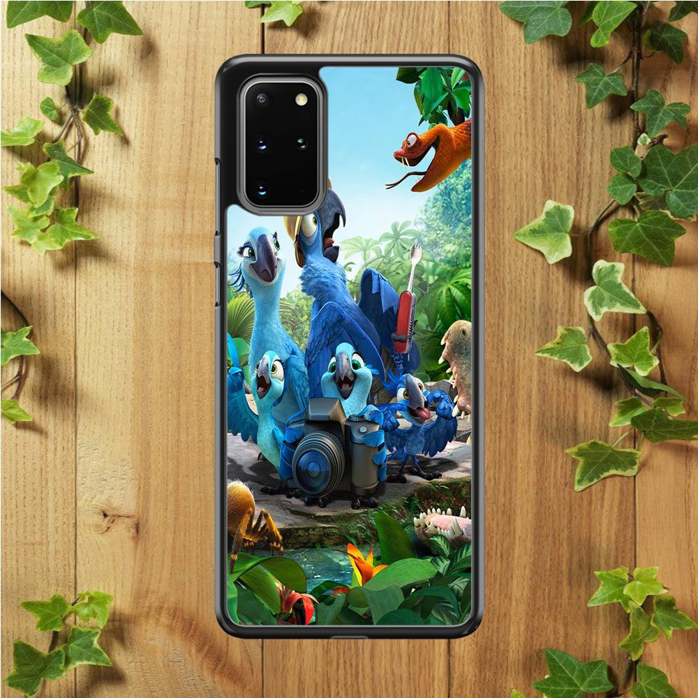 Rio Tour in The Forest Samsung Galaxy S20 Plus Case-Rubber / White (2D Case)-Xtracase