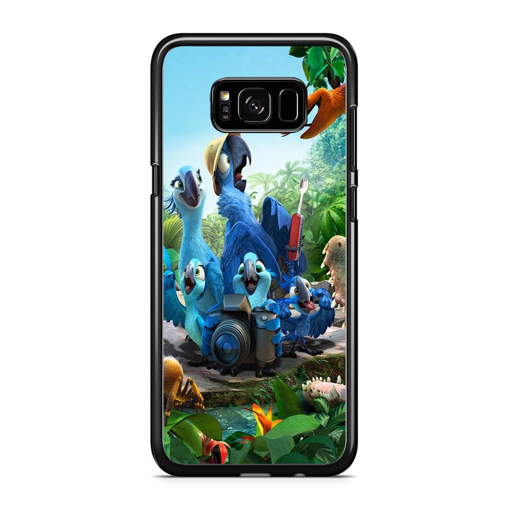 Rio Tour in The Forest Samsung Galaxy S8 Case-Rubber / Black (2D Case)-Xtracase