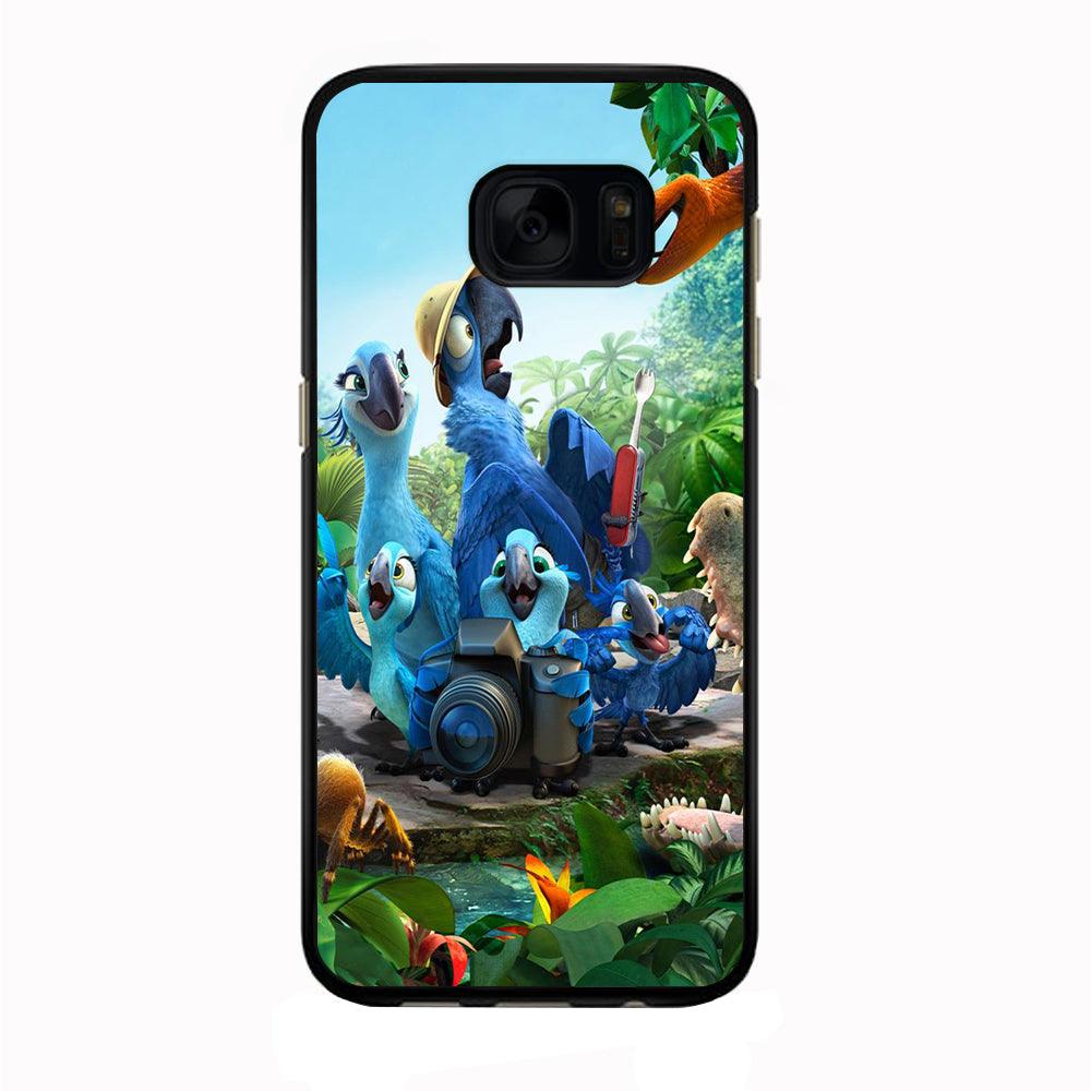 Rio Tour in The Forest Samsung Galaxy S7 Edge Case-Rubber / Black (2D Case)-Xtracase