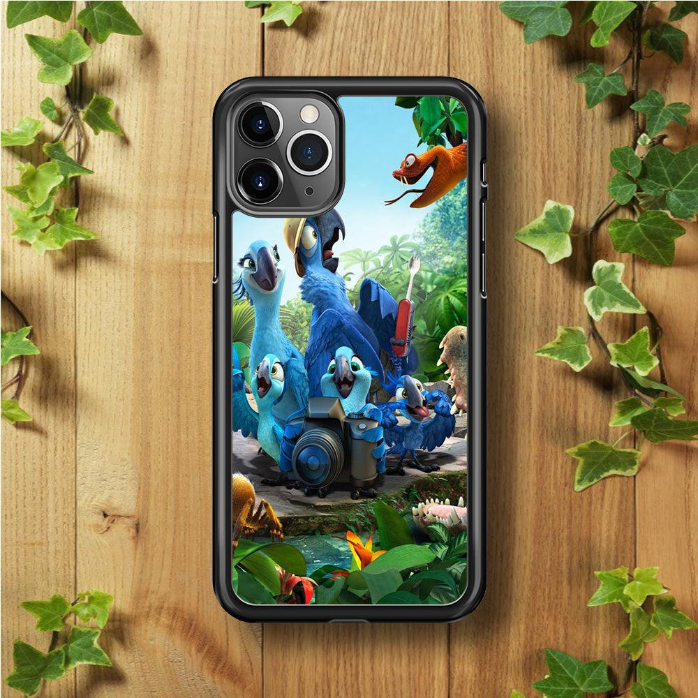 Rio Tour in The Fores iPhone 11 Pro Max Case-Rubber / Black (2D Case)-Xtracase