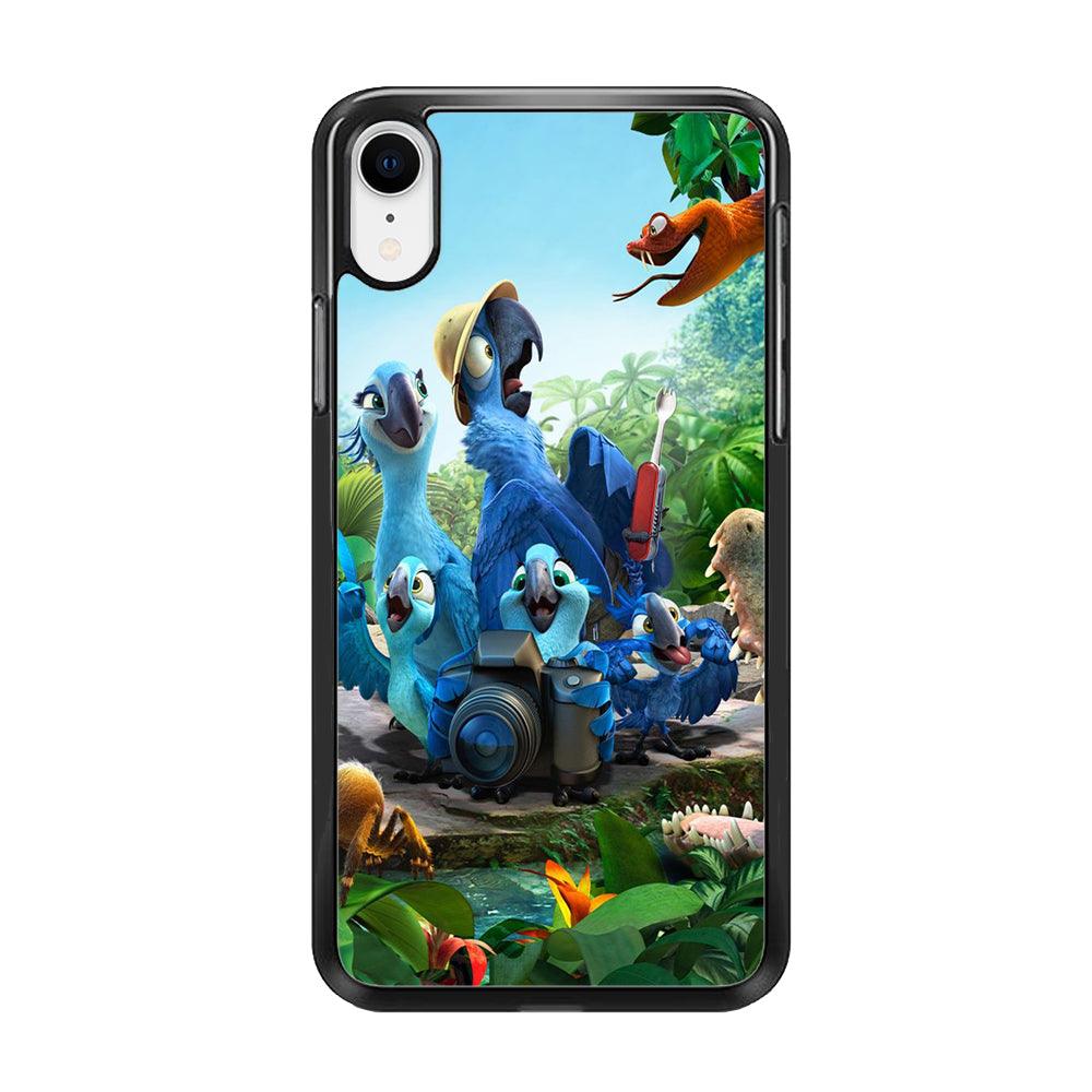 Rio Tour in The Forest iPhone XR Case-Rubber / Black (2D Case)-Xtracase
