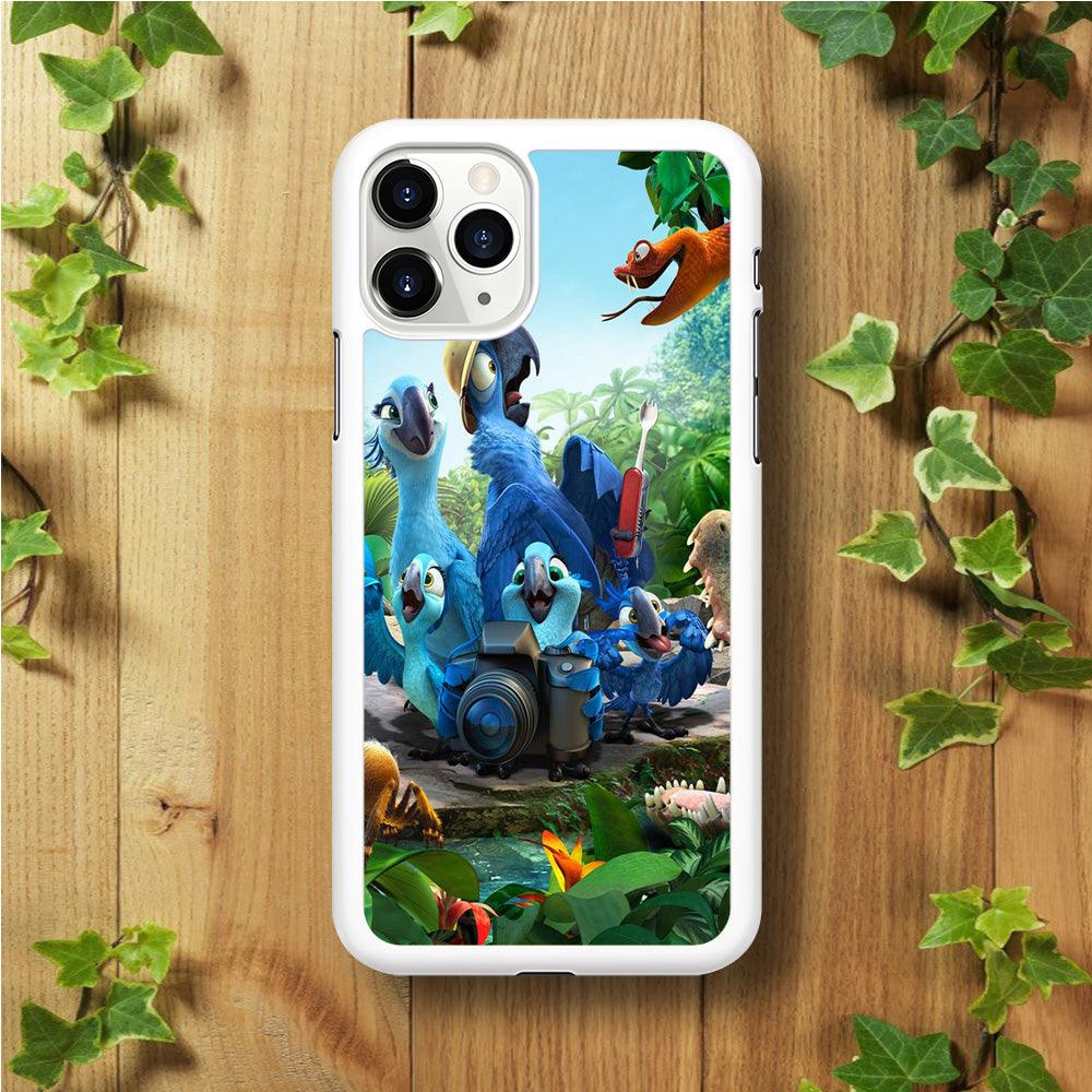 Rio Tour in The Fores iPhone 11 Pro Max Case-Rubber / White (2D Case)-Xtracase
