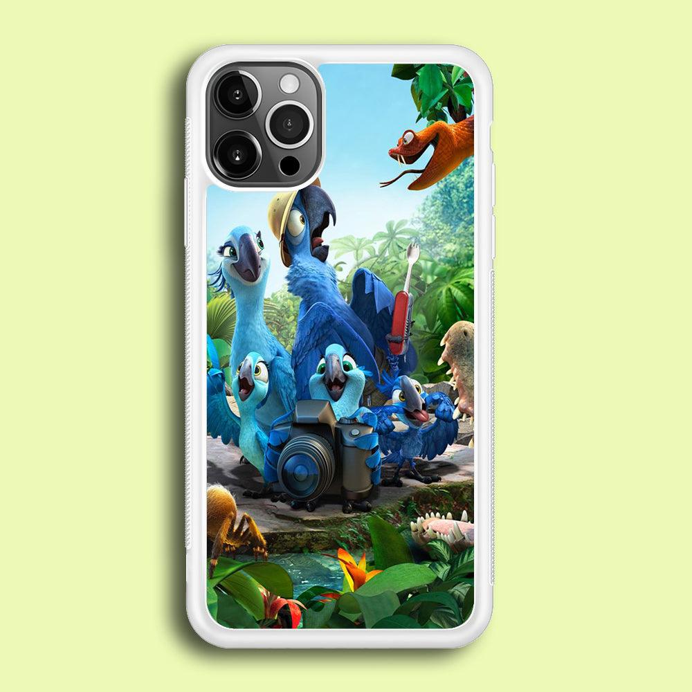 Rio Tour in The Forest iPhone 12 Pro Case-Rubber / White (2D Case)-Xtracase