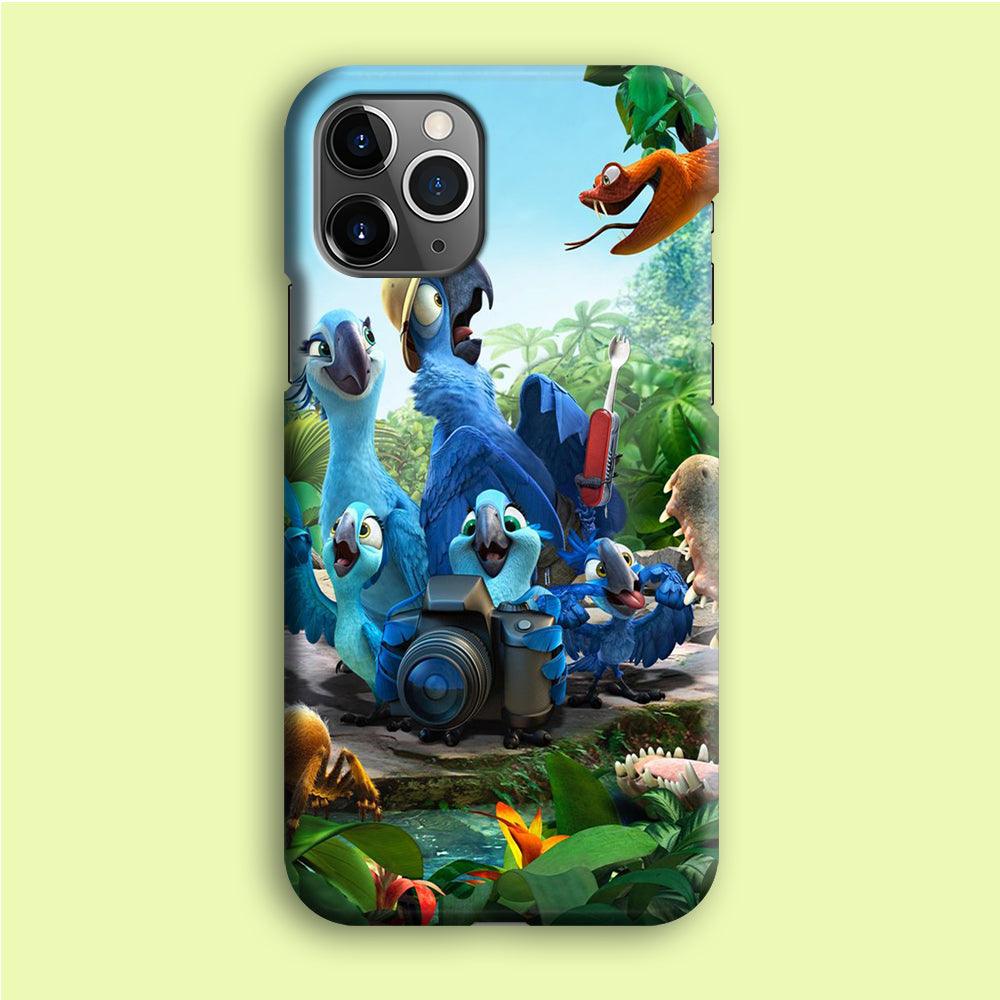 Rio Tour in The Forest iPhone 12 Pro Case-Plastic / Full Wrap (3D Case)-Xtracase