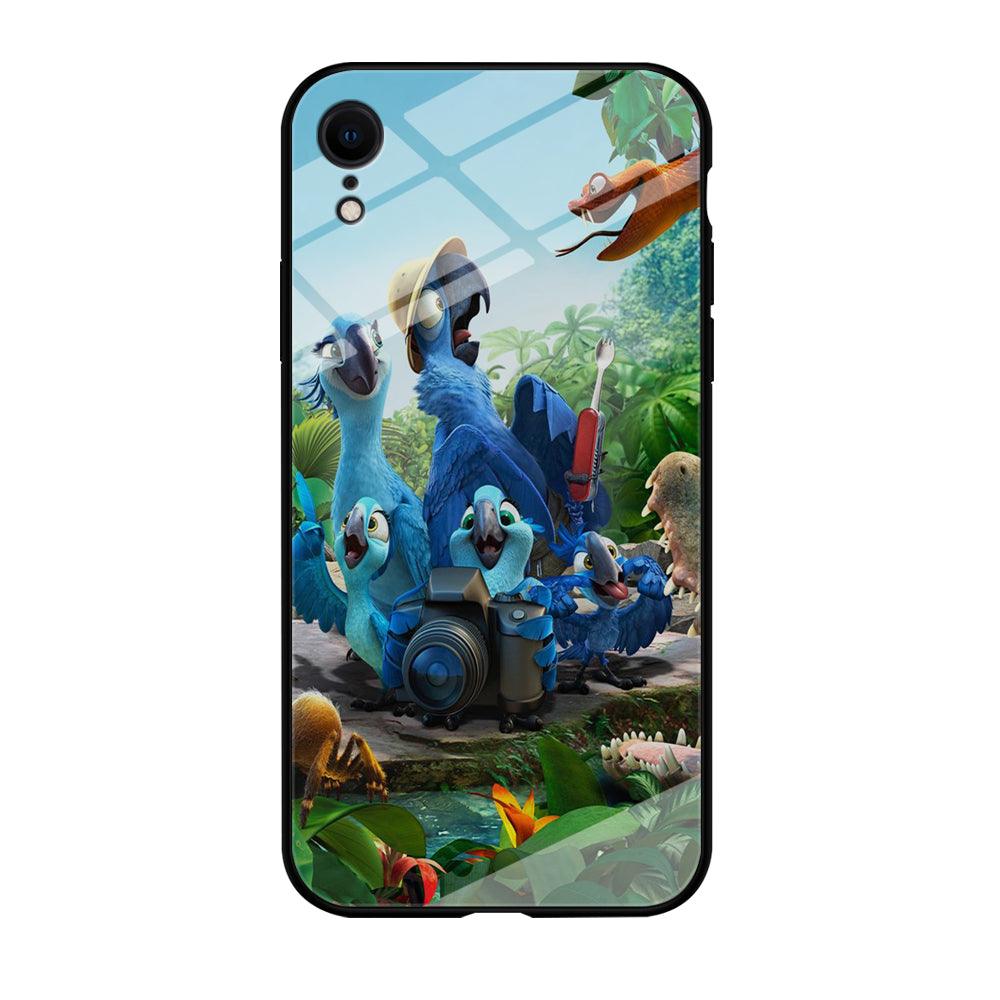 Rio Tour in The Forest iPhone XR Case-Tempered Glass Case-Xtracase